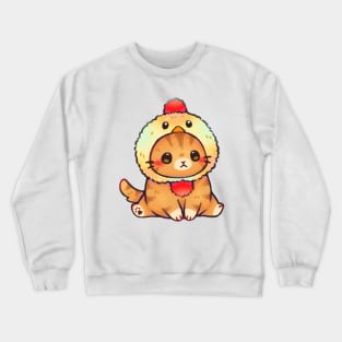 Chicken Kitty Crewneck Sweatshirt